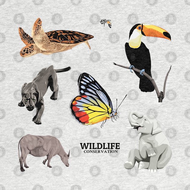 Save beautiful Wildlife by KewaleeTee